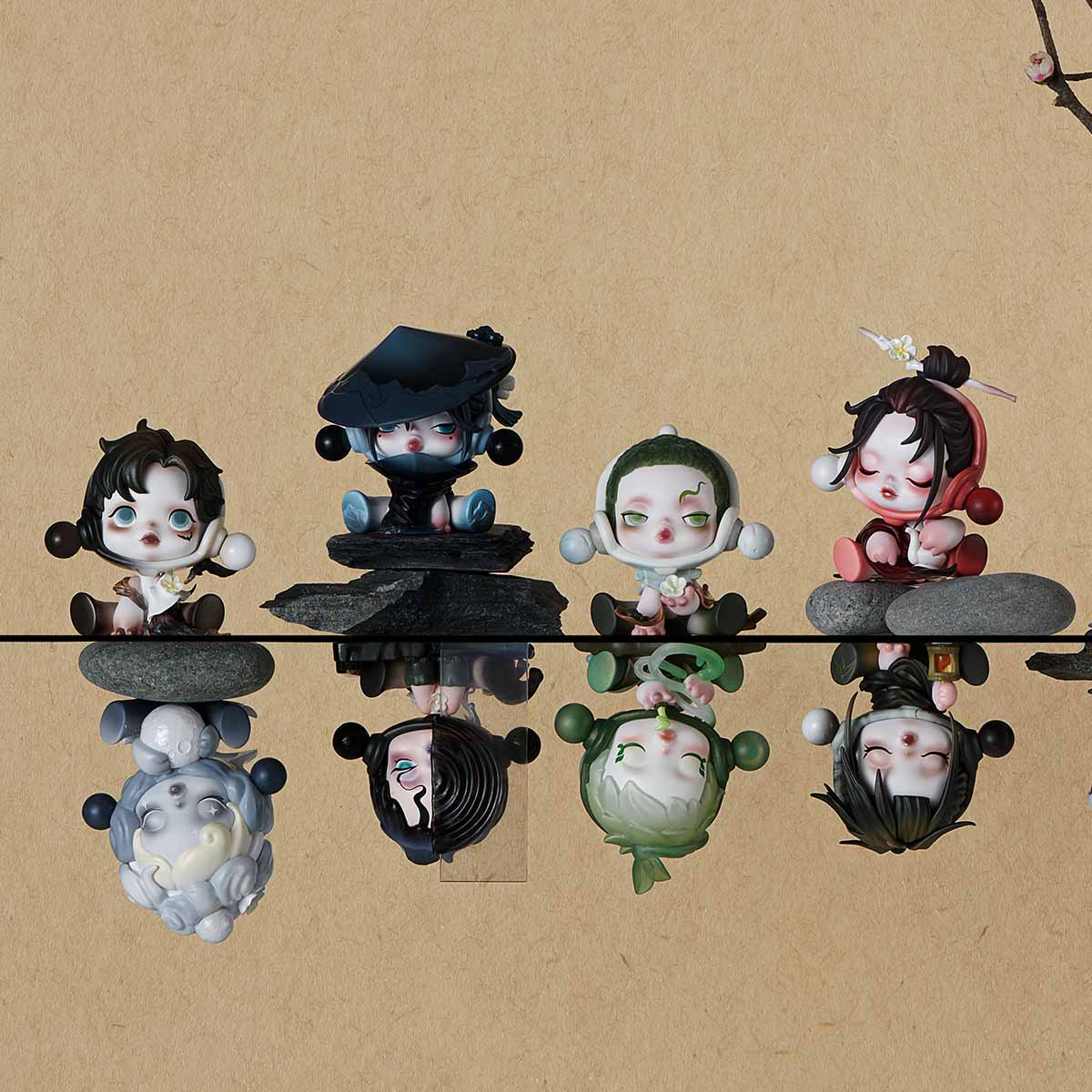 SKULLPANDA The Ink Plum Blossom Series Figures – Springer Hobbies
