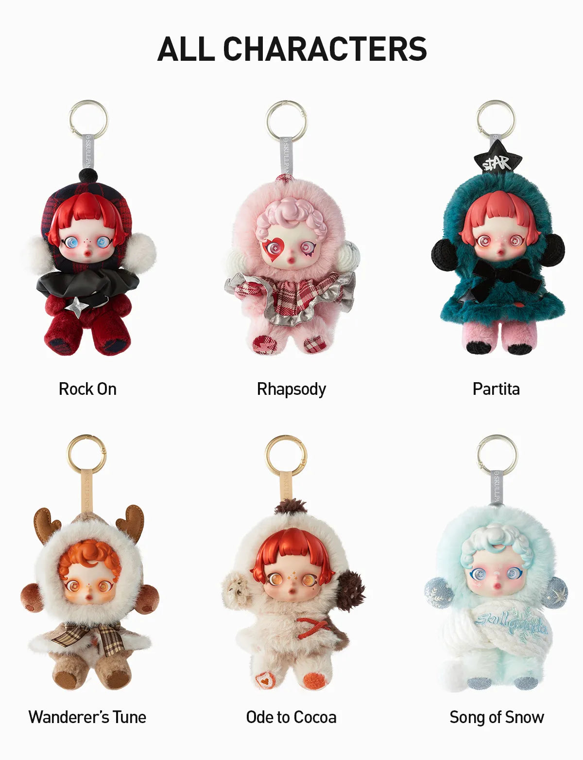 SKULLPANDA Winter Symphony アソートボックス SKULLPANDA Winter Symphony Series Plush – Springer Hobbies