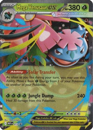 Mega Venusaur ex 013 - Holofoil ME Mega Evolution Promo