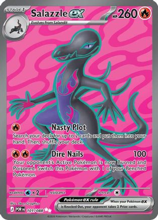 Salazzle ex 101/088 - Holofoil ME03 Perfect Order