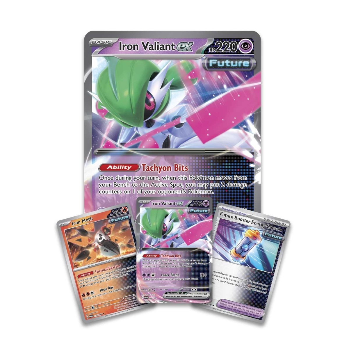 Pokemon Roaring Moon/Iron Valiant ex Box