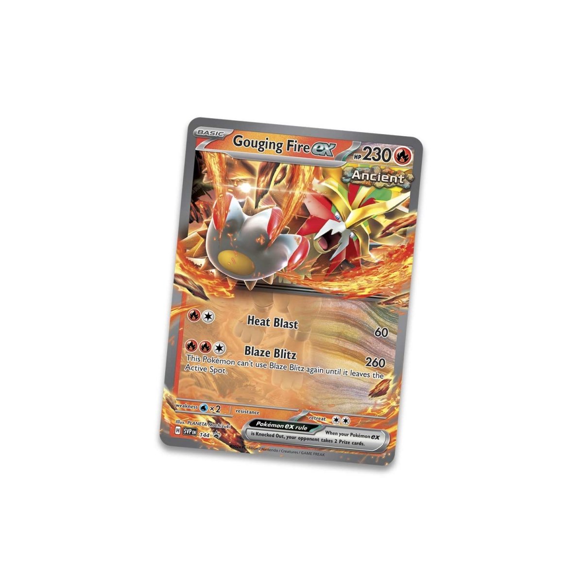 gouging fire ancient pokemon card Gouging Fire SV Black Star Promos Pokemon Card