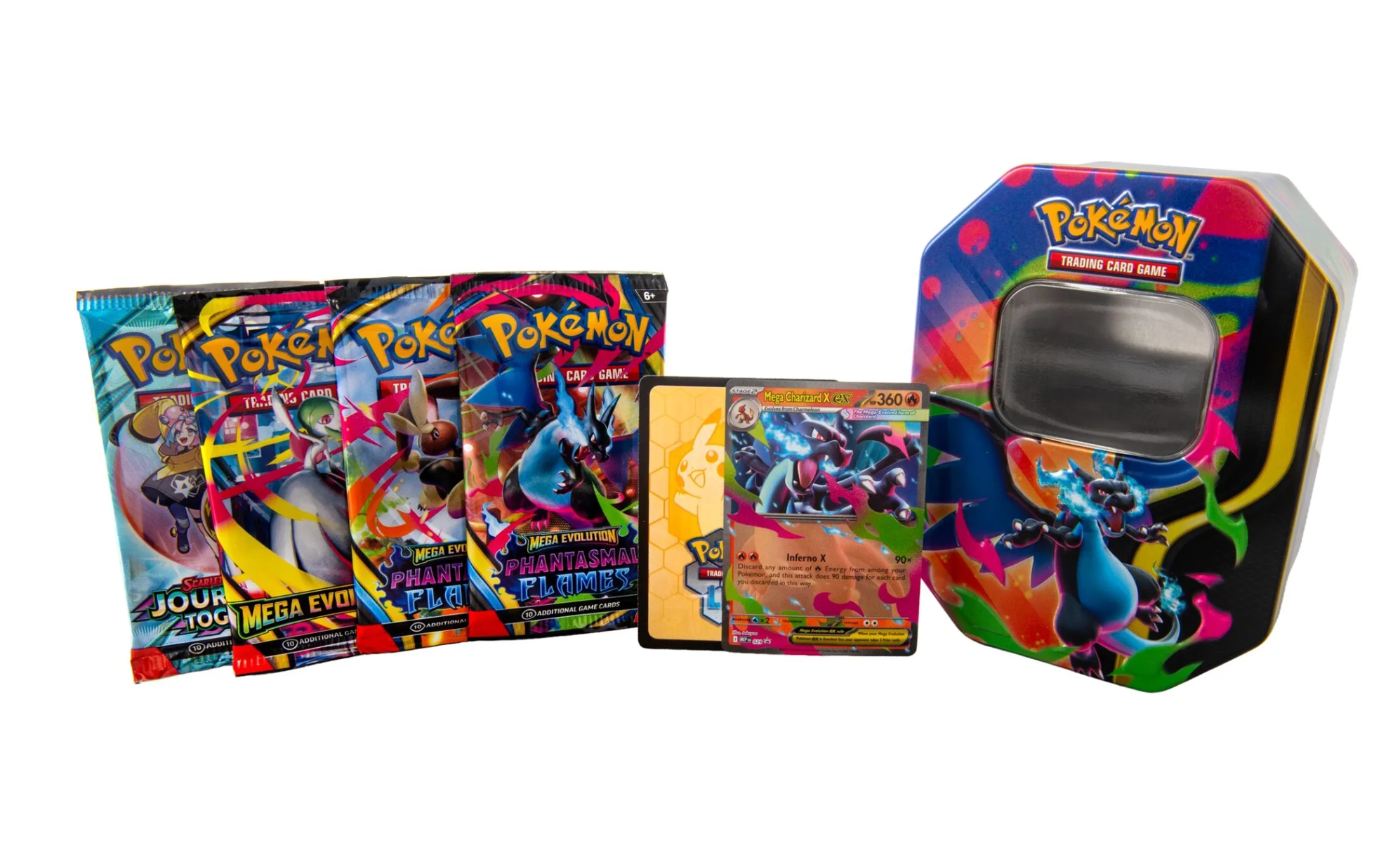 pokemon cards charizard ex tin Pokémon: Mega Evolution - Mega Charizard ex Tin