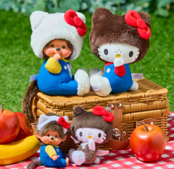Monchhichi＆HALLOKITTY　モンチッチ＆ハローキティ　セキグチ Limited Edition Monchhichi x Hello Kitty Collab Sekiguchi