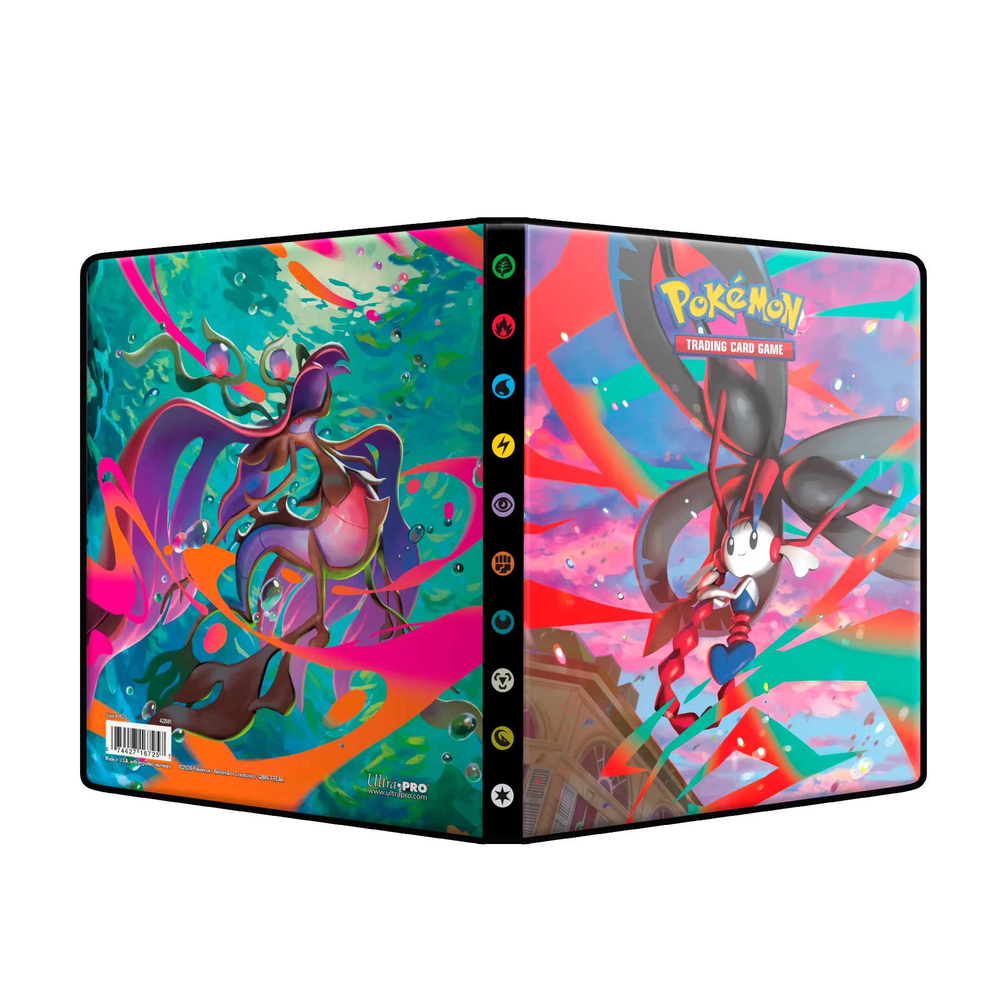 pokemon trading card portfolio 4-Pocket Portfolio: Prismatic Evolutions each containing 9 individual pockets that can store cards facing both directions.With room for up to 252 cards Ultra Pro Portfolio: Pokemon Mega