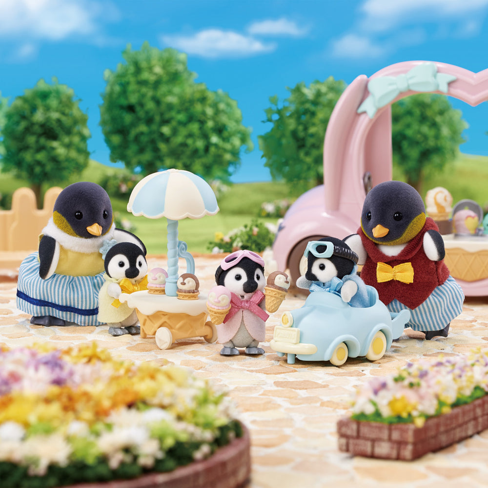 Calico Critters Penguin Babies Ride N Play