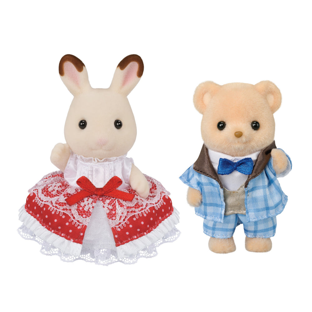Calico Critter Anniversary Friends Set -Freya & Theo-