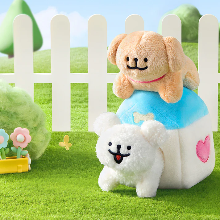 Maltese Dog - Happy Go! Go! Series Plush Blind Box