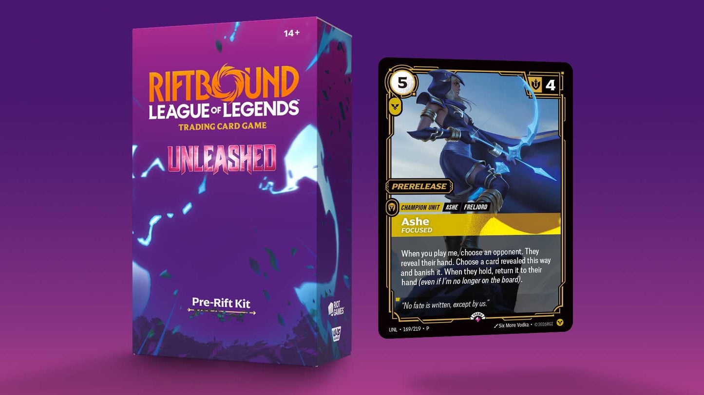 Riftbound - League of Legends TCG - Unleashed Pre Rift Event Kit ...