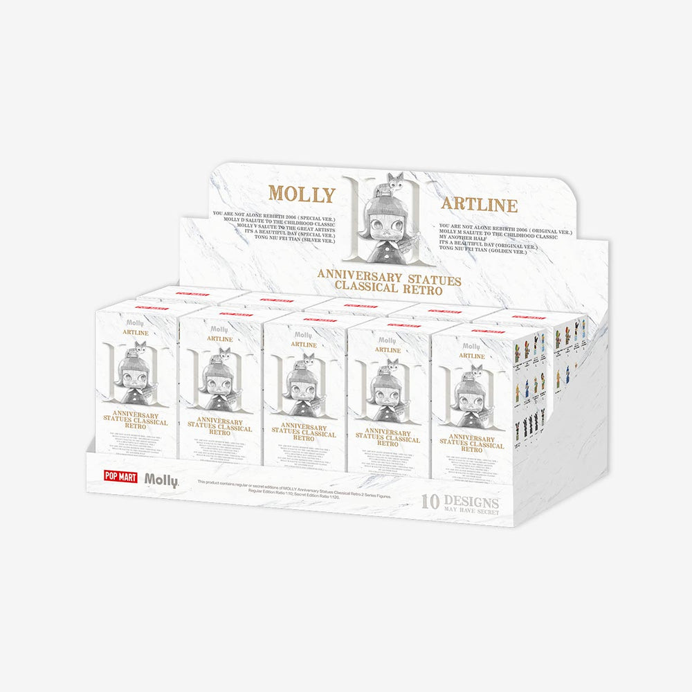 MOLLY Anniversary Statues Classical Retro 2 Series Figures