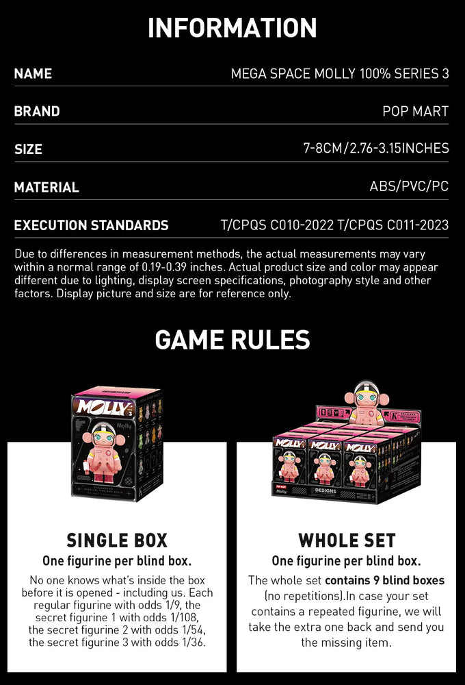 MEGA SPACE MOLLY 100% Series 3