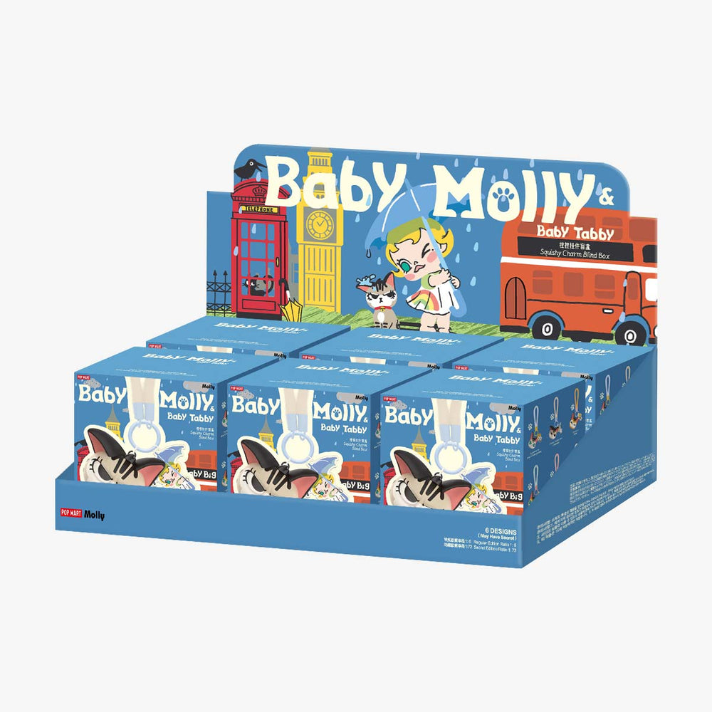 Baby Molly & Baby Tabby Series-Squishy Pendant Blind Box