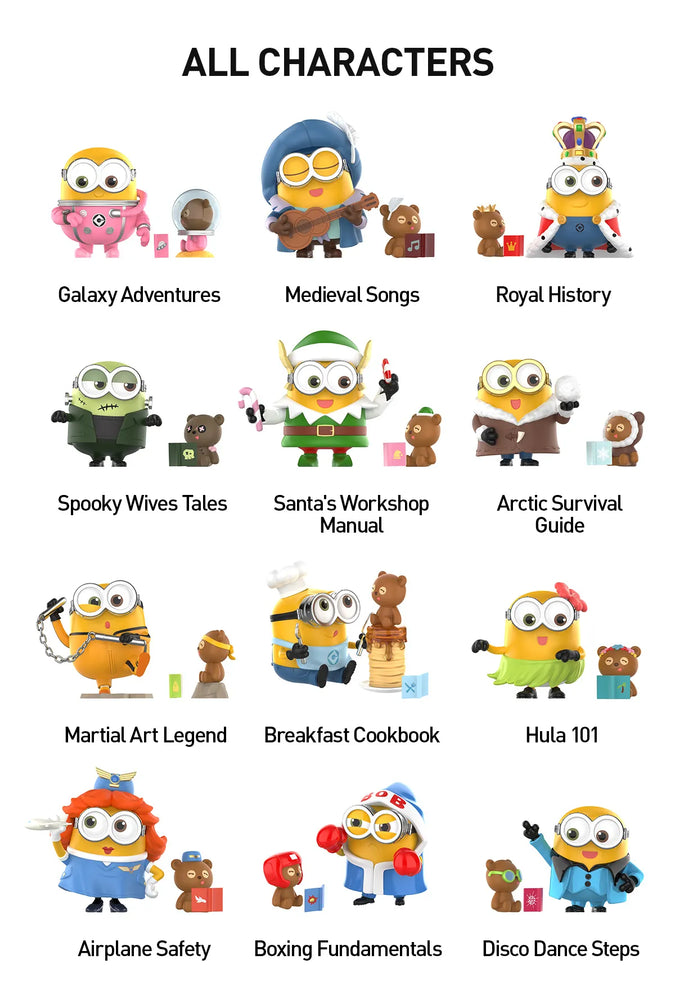 Minions Bedtime Stories by Bob and Tim Series Figures