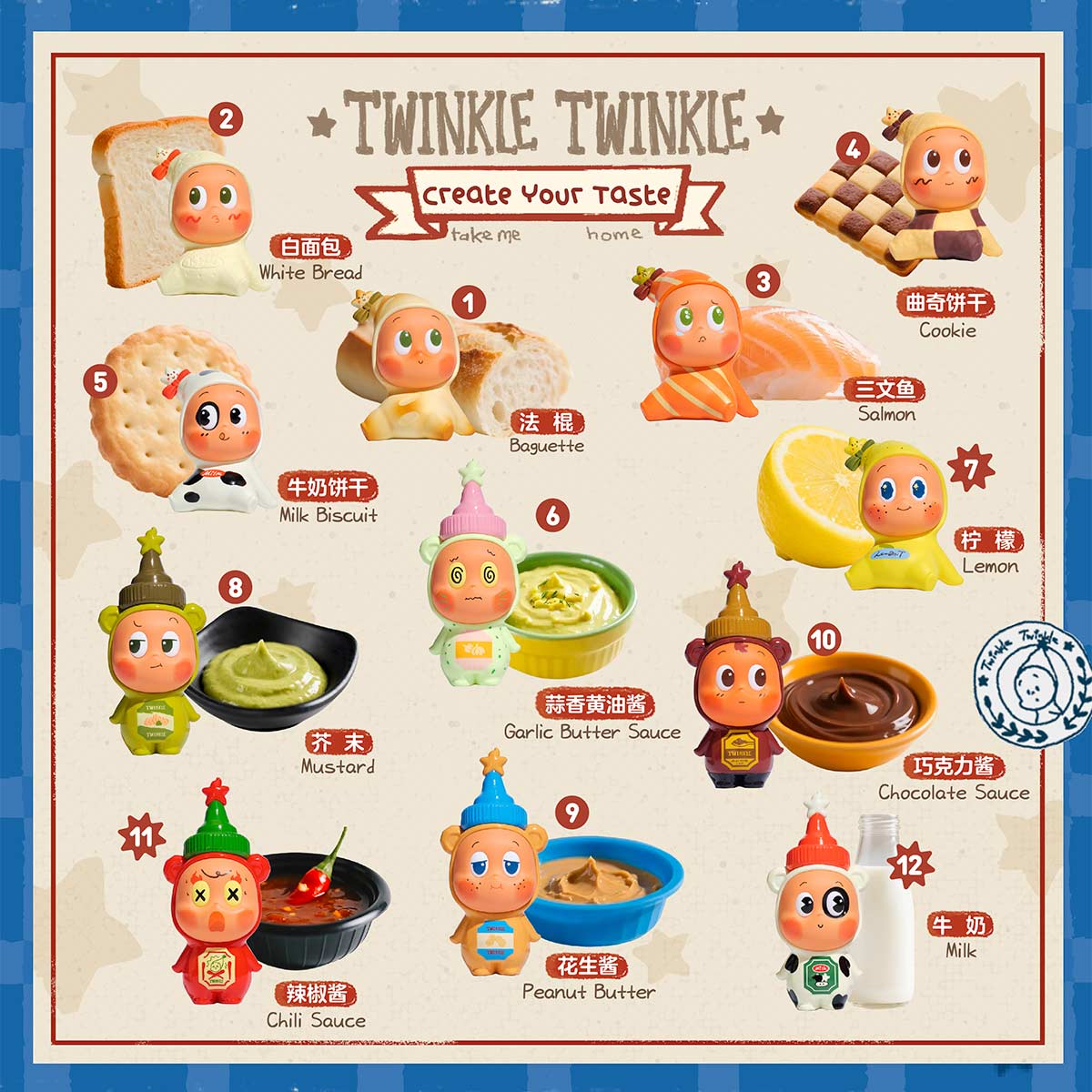 その他 POP MART TWINKLE TWINKLE create your Twinkle Twinkle Create Your Taste Series Figures - A – Springer