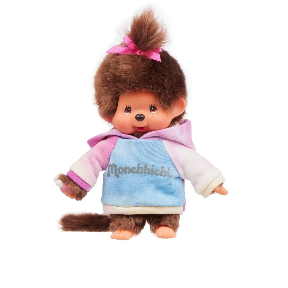 Monchhichi Tie-Dye Hoodie Girl Plush Doll