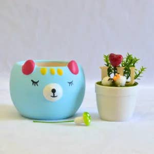 Colorful Matte Animal Pot