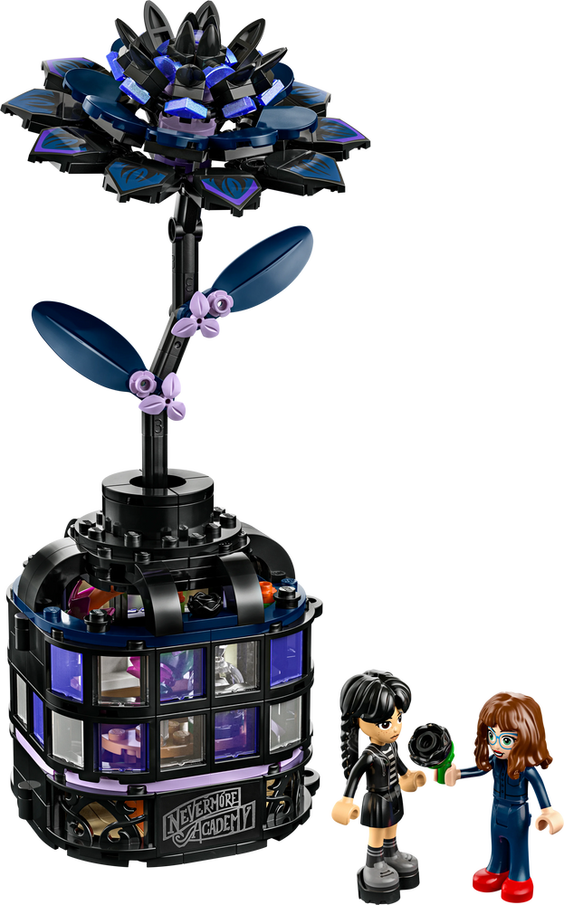 Lego Black Dahlia Flower - Wednesday