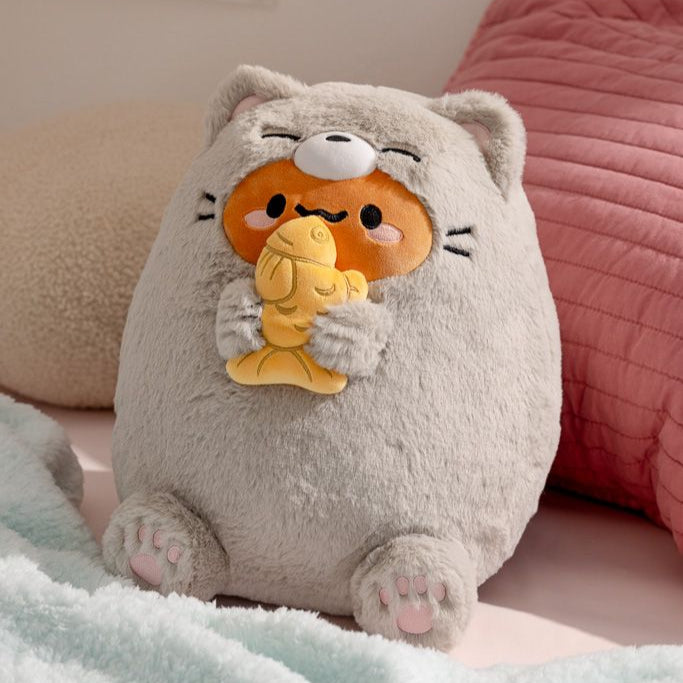 Smoko Tayto Potato Shorthaired Cat Plush (Gray Ver)