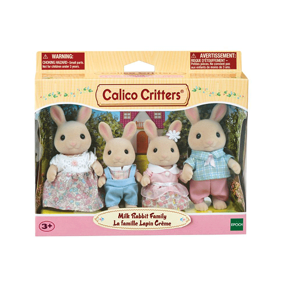 Calico Critter Milky Rabbit Family