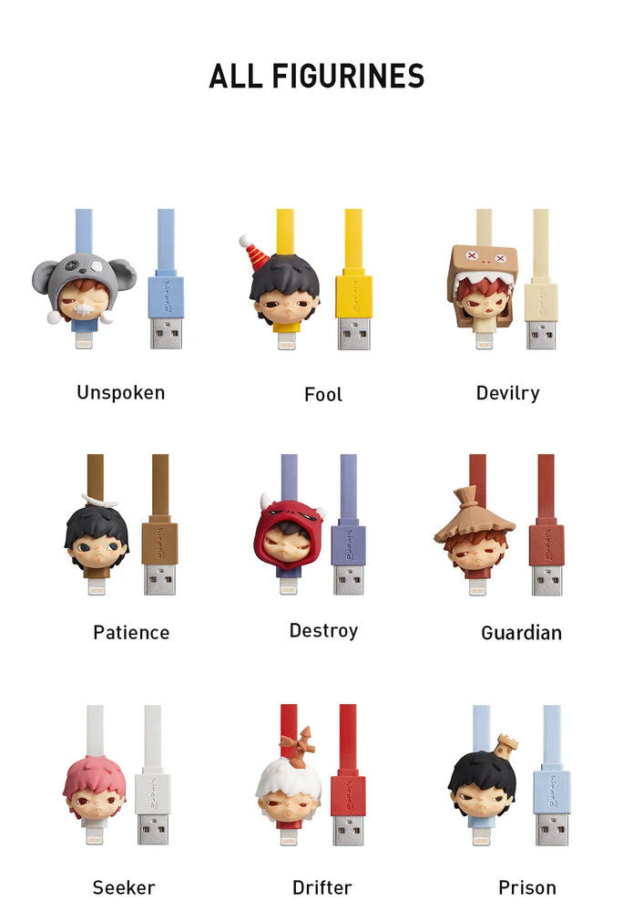 Hirono Mime Artist Cable Blind Box (iPhone)