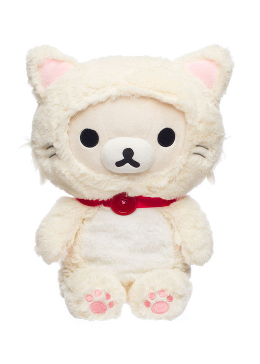 Korilakkuma San-X Original In A White Fluffy Cat Costume