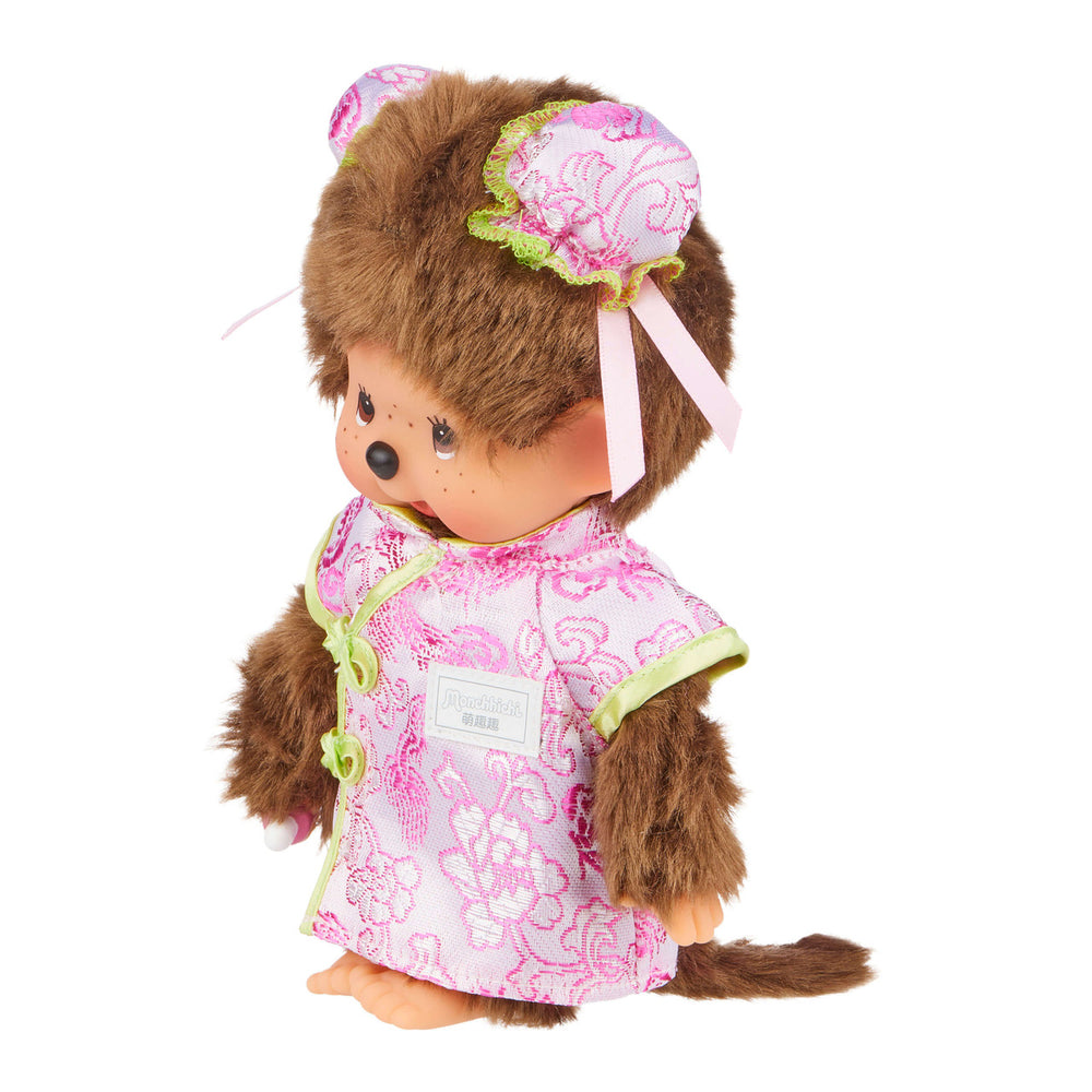 Monchhichi Girl In Traditional Chinese Dress Doll