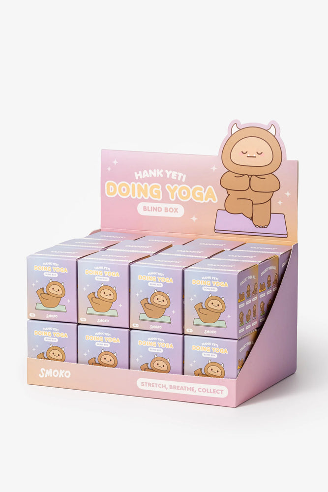 Smoko Hank Yeti doing Yoga Blind Box