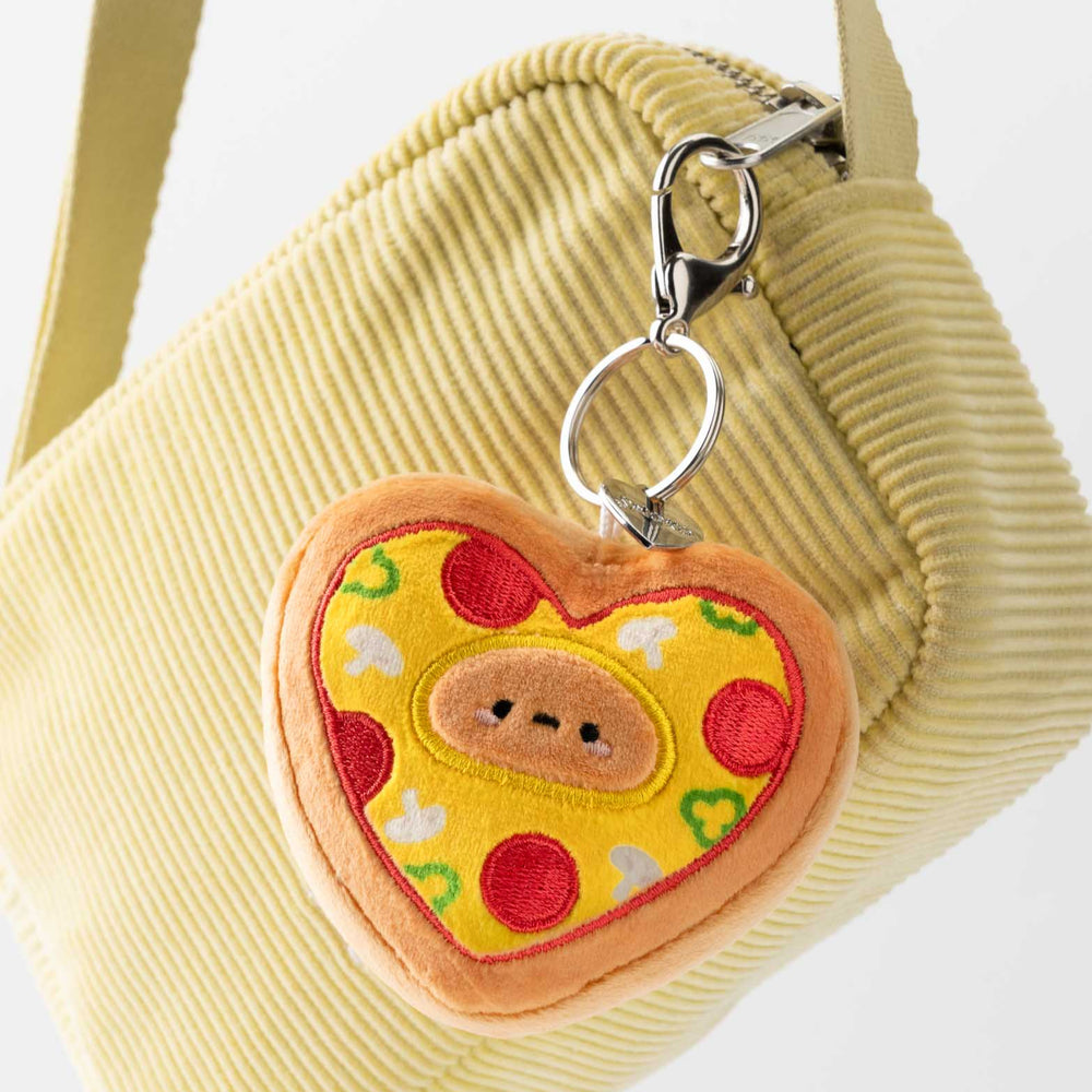 Smoko Pizza Heart Tayto Potato Bag Charm