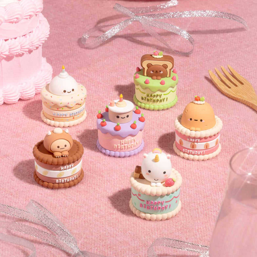 Smoko Friends Birthday Cake Blind Box Figure