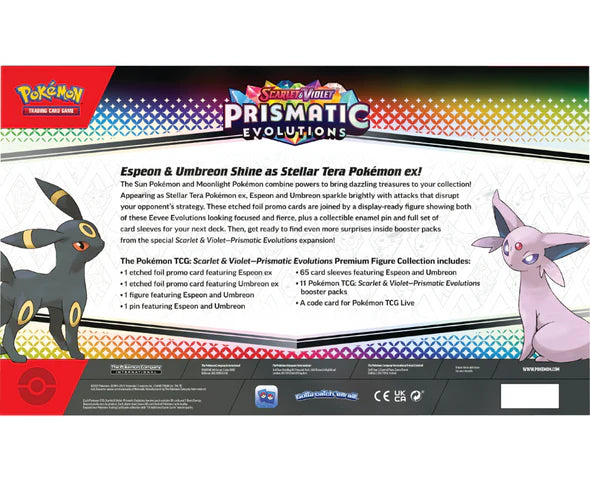 Pokémon: Scarlet and Violet Prismatics Evolutions Premium Figure Collection