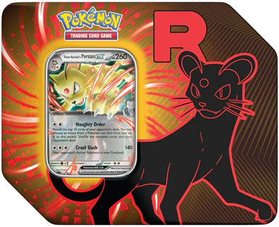 Pokémon TCG: Team Rocket Tin (1 Random Variation) – Mewtwo ex, Nidoking ex, or Persian ex | Canada