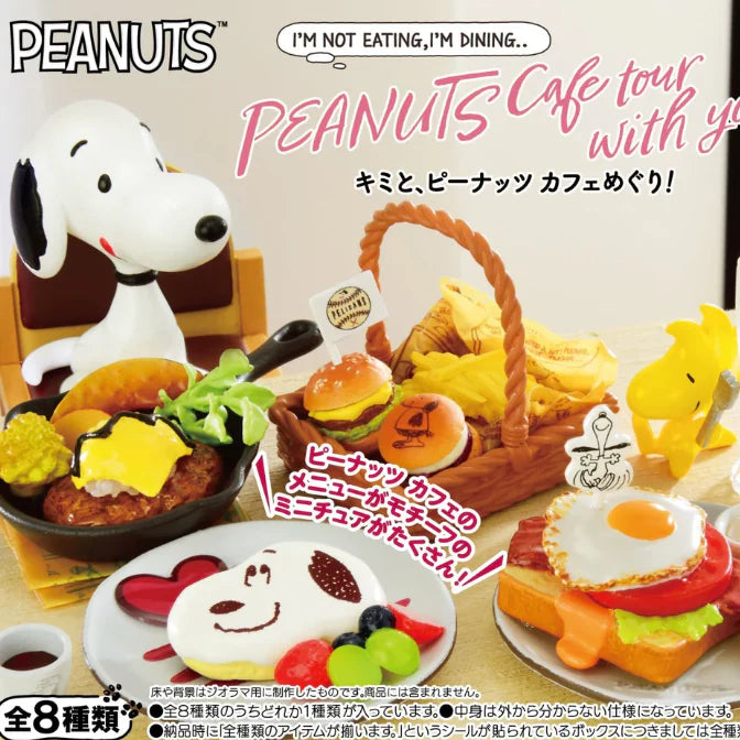 Re-Ment Peanuts Cafe Tour With You Rement