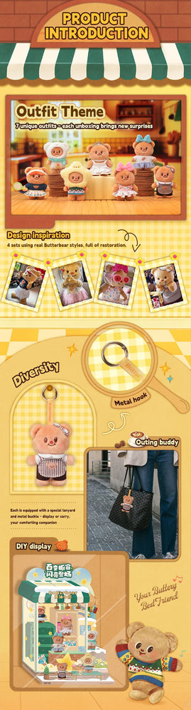 Butterbear Versatile Wardrobe Plush Blind Box