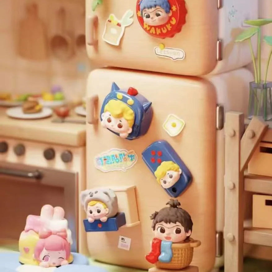Ziyuli Happy Stickers Fridge Magnet Bean Blind Box