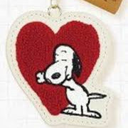 Snoopy Heart Keychain