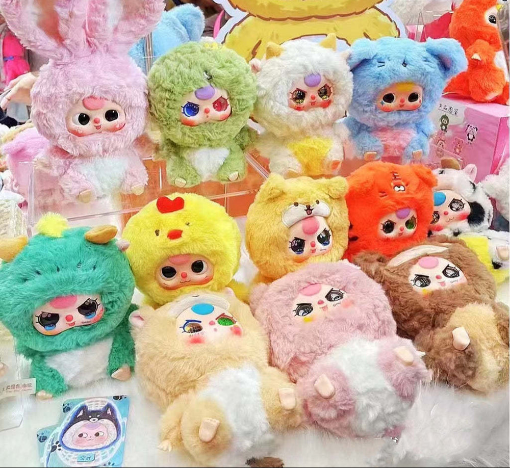 Baby Three Chinese Zodiacs Plush Pendant Series Blind Box