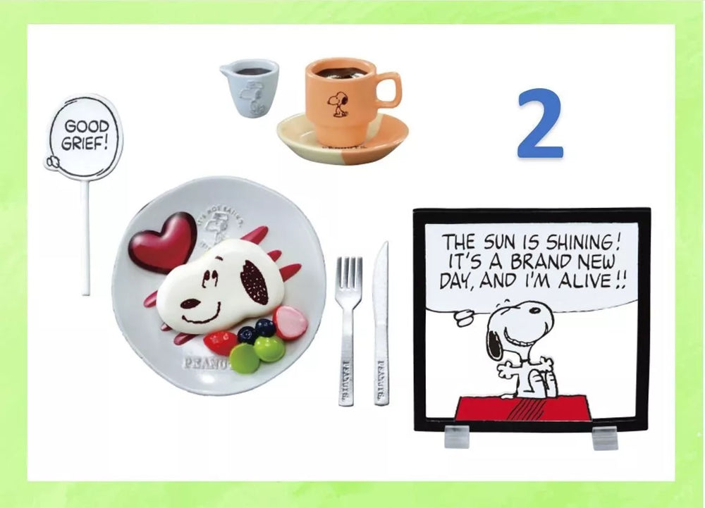 Re-Ment Peanuts Cafe Tour With You Rement