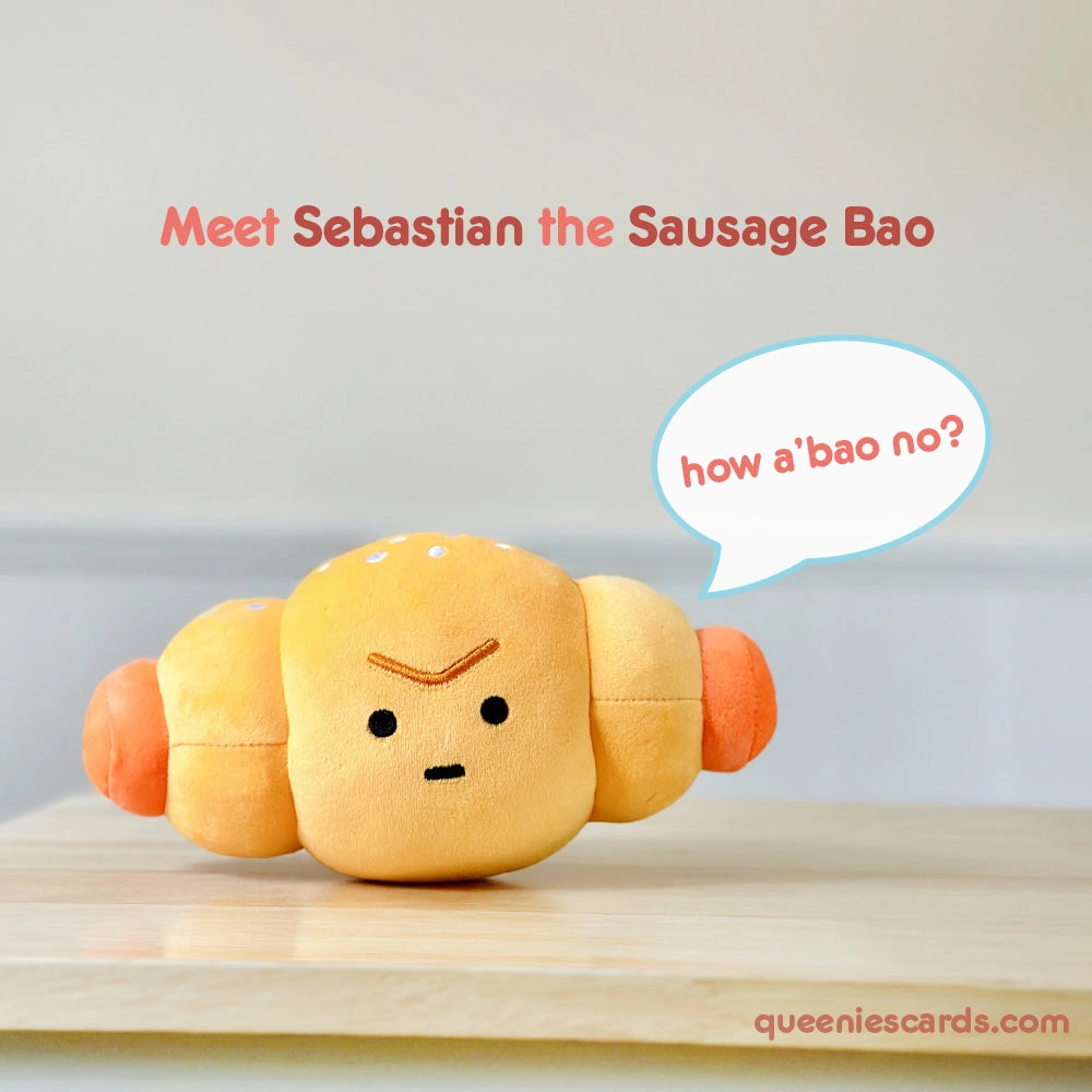 Queenie Cards Sausage Bao Plush