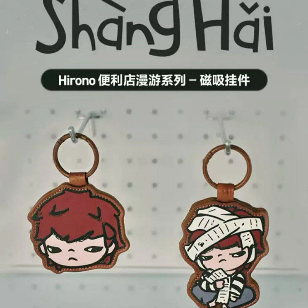POP MART SHANGHAI EXCLUSIVE HIRONO ENTRANCE TO YOUR SHELTER SERIES MAGNETIC KEYCHAIN