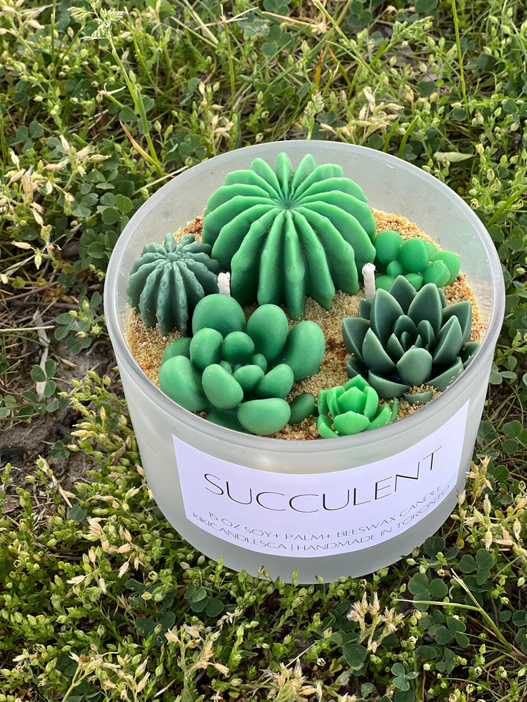 Succulent Scented Candle